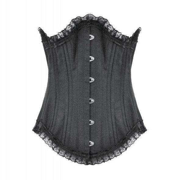 Lace Hem Long Corset