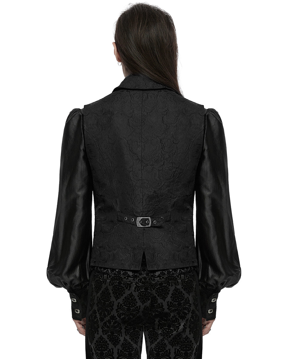 Rose Appliqué Fancy Waistcoat