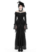 Rose Velvet Mermaid Maxi Dress