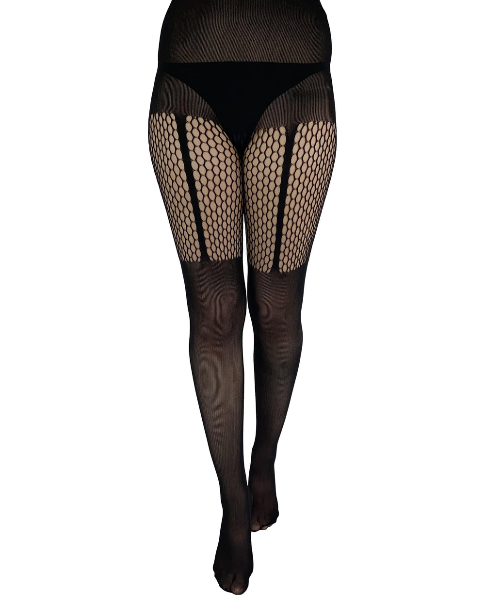 Netted Suspender Tights
