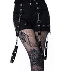Clipped Eyelet Sabel Shorts
