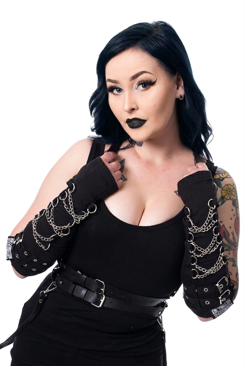 Chained Buckle Armwarmers