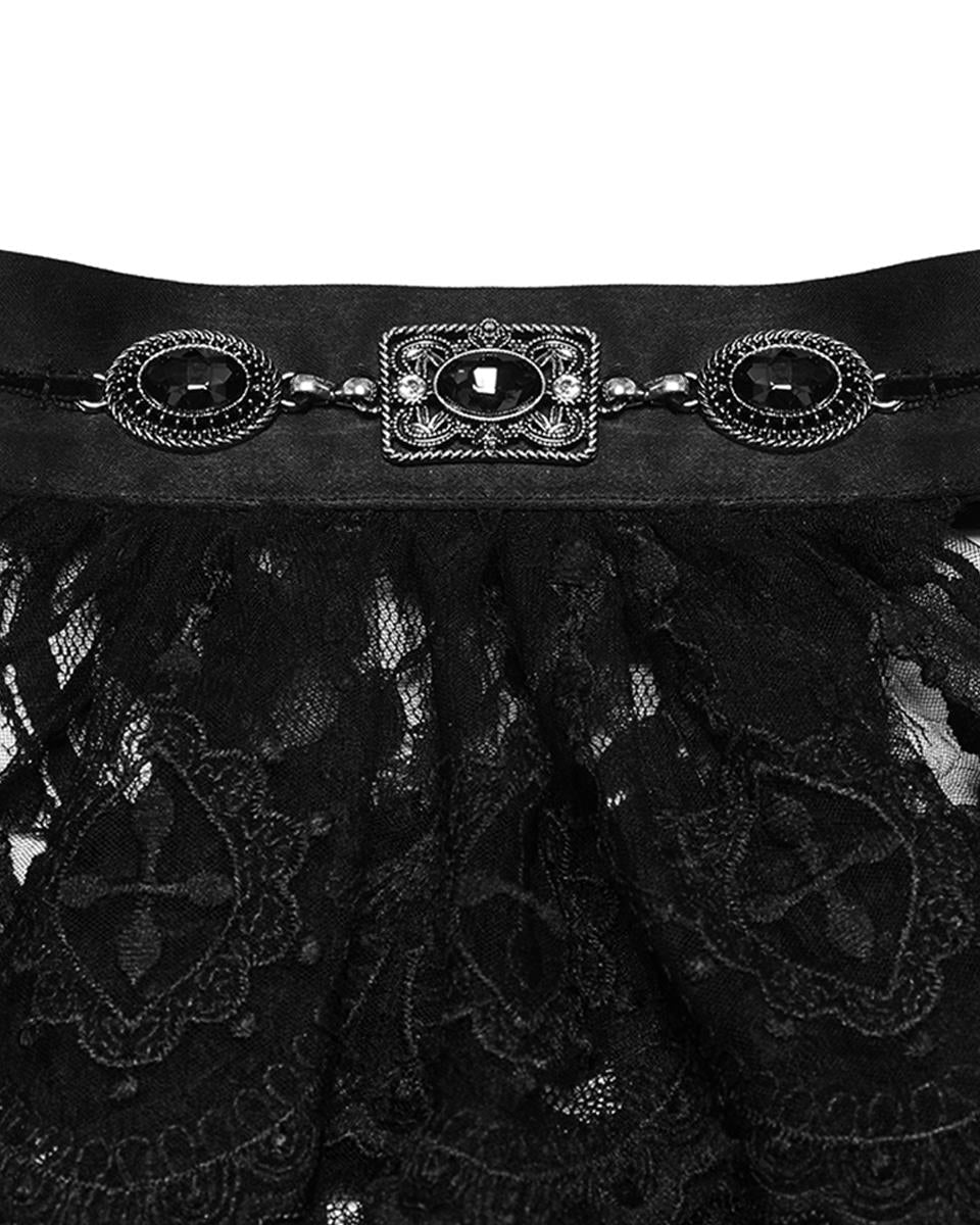 Triple Gem Lace Cravat