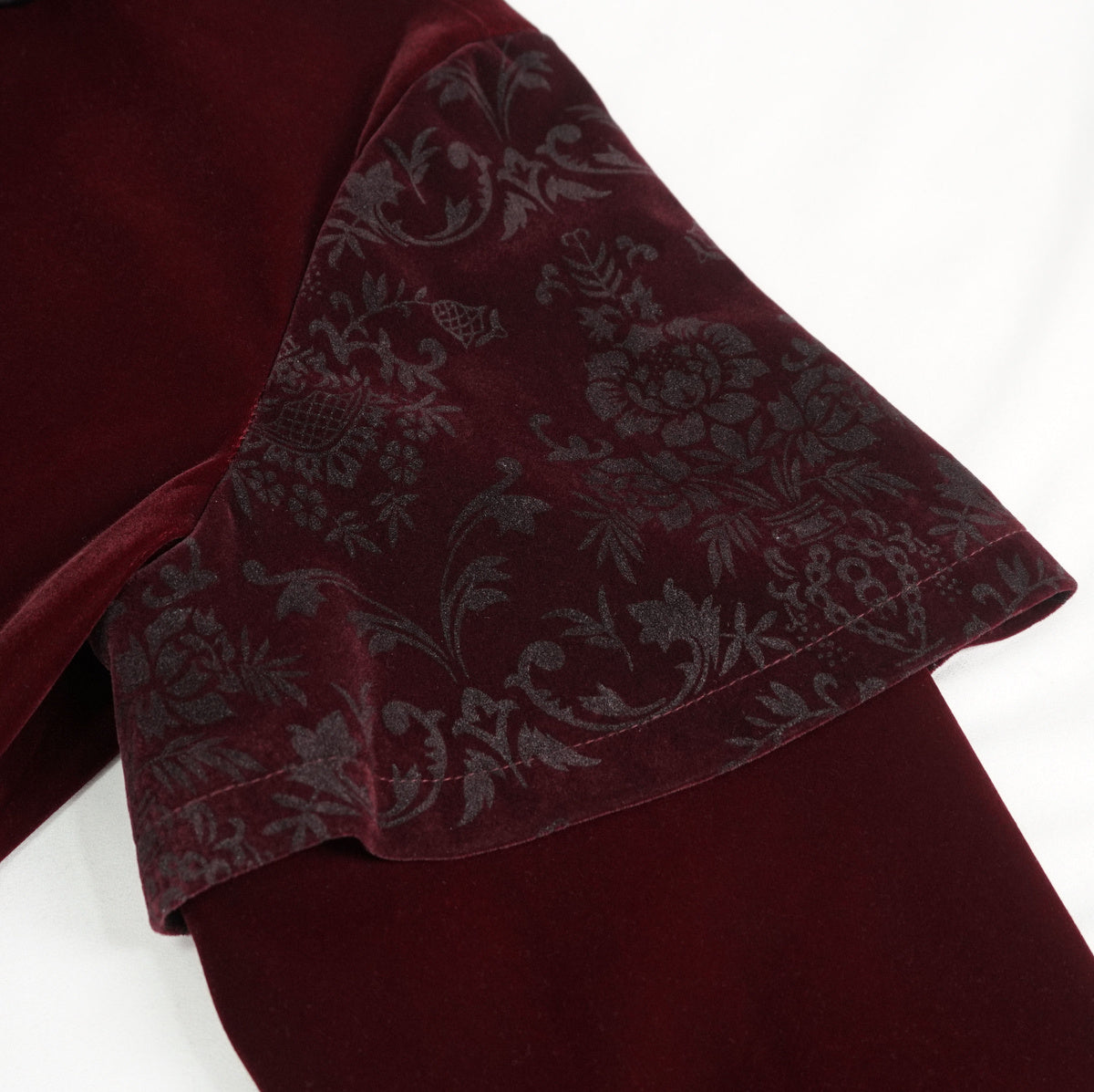 Cape Collar Crucifix Gothic Long Burgundy Coat
