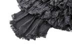 Ruffle Detachable Tail Mini Skirt