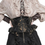 Jacquard Zip Girdle Corset