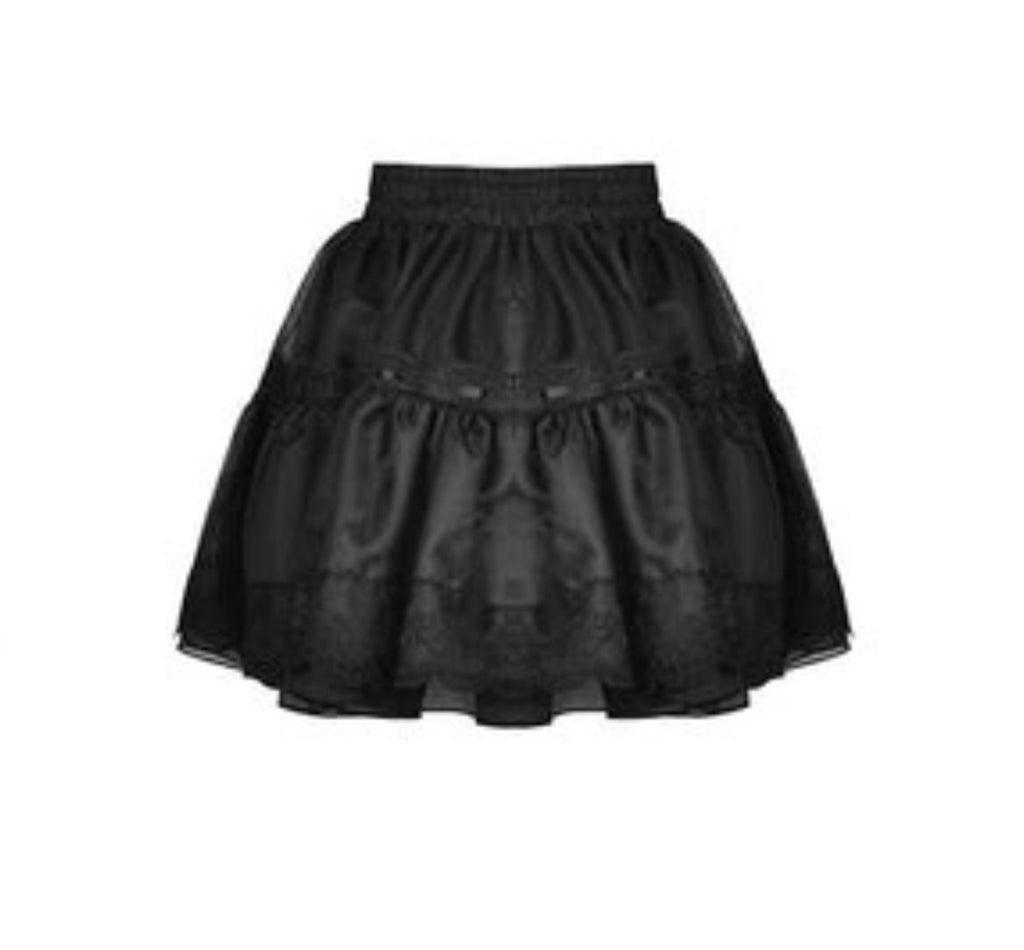 Dolly Ribbon Frill Mini Skirt