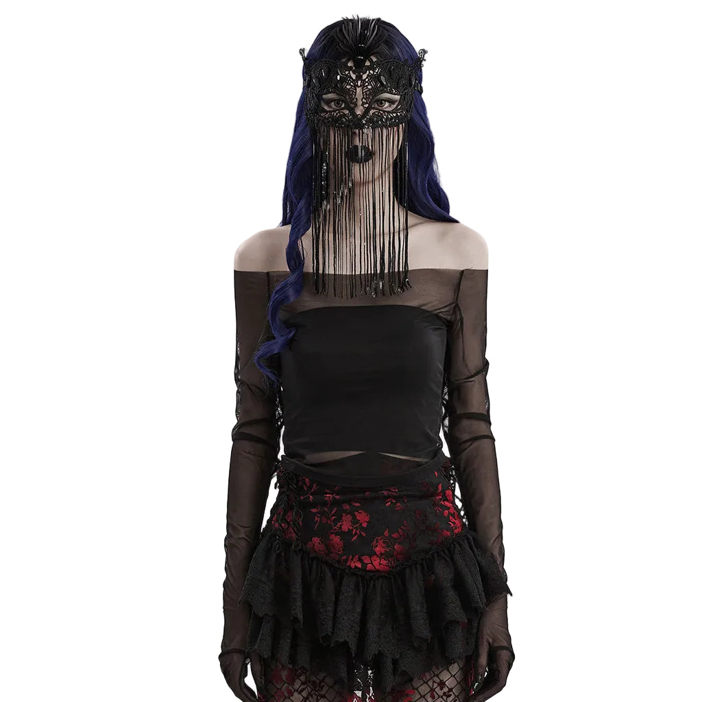 Gothic Fringe Masquerade Mask