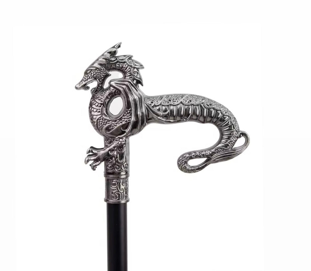Silver Dragon Body Cane
