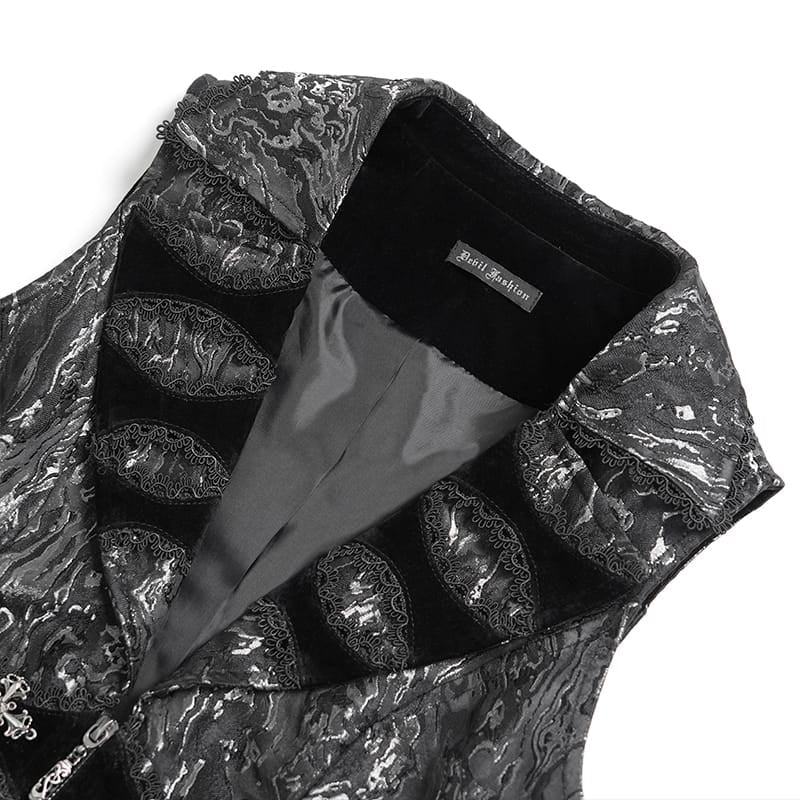 Women’s Patterned Crucifix Tailed Waistcoat