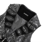 Women’s Patterned Crucifix Tailed Waistcoat