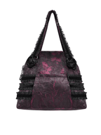 Gothic Ruffle Cross Handbag