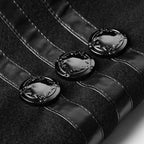 Men’s Military Uniform Belt Long Coat