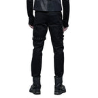 Straight Leg Triple Buckle Trousers