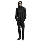 Elegant Jacquard Lapel Waistcoat