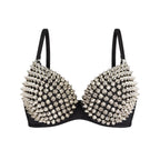 Metal Spike Bra
