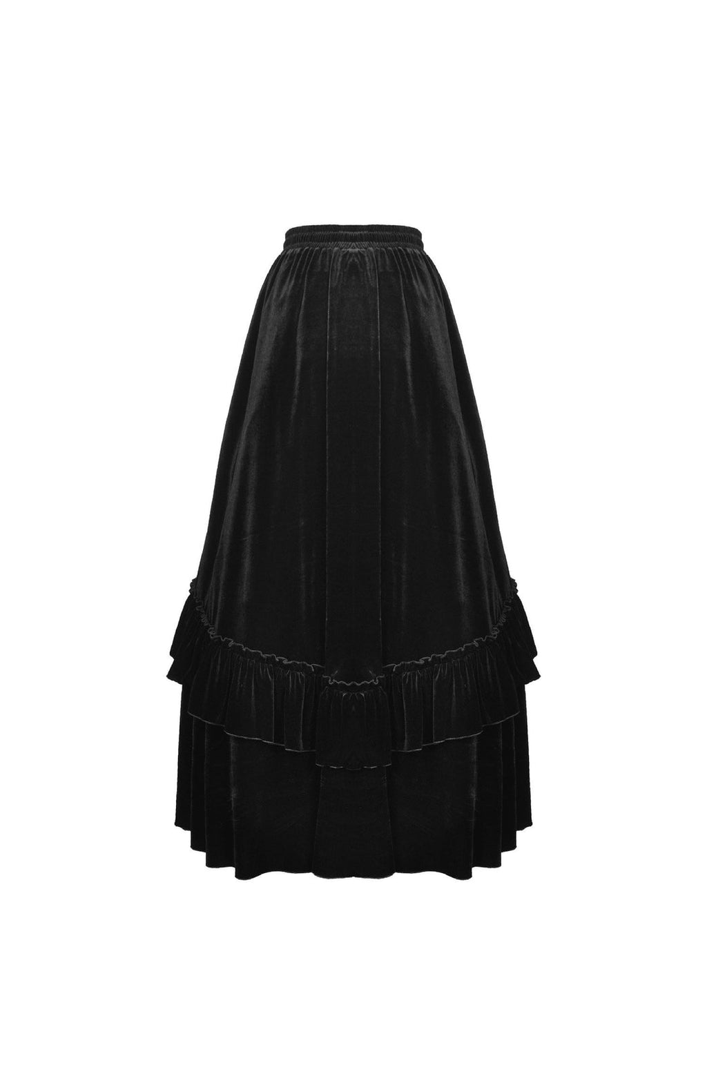 Queen Drape Lace Maxi Skirt