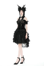 Short Hi-Lo Ruffle Tail Skirt