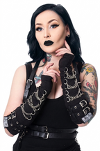 Chained Buckle Armwarmers