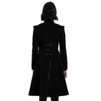 Mid Length Elegant Velvet Gothic Coat