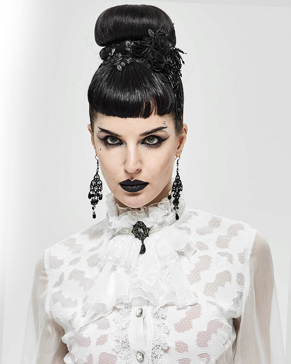 Diamond Shape White Cravat