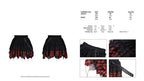 Punk Lace Plaid Mini Skirt