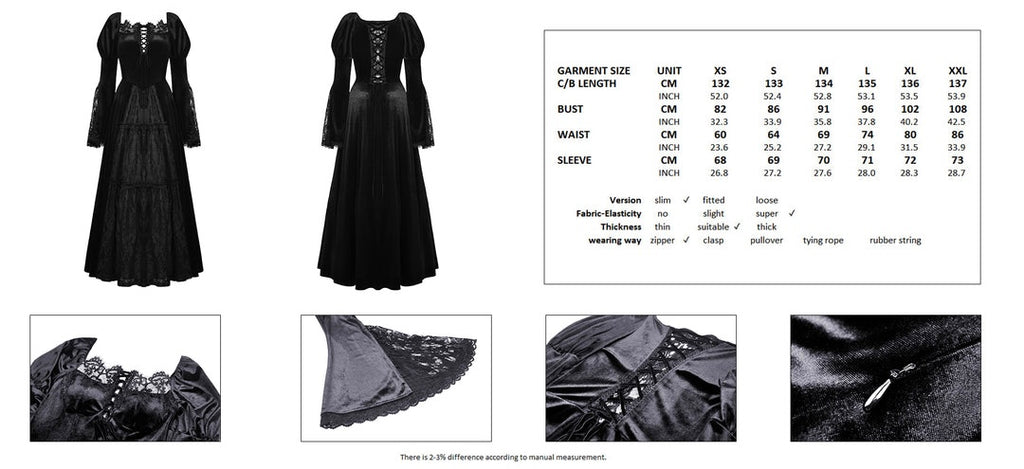 Velvet Lace Detailed Maxi Dress