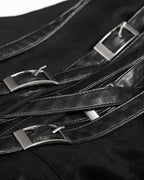 Katana Buckle Side Split Men’s Skirt