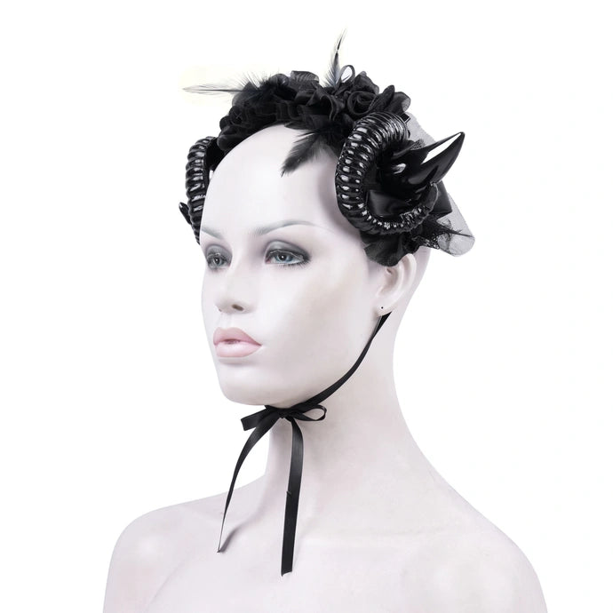 Horns & Roses Headband
