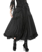 Classic Gothic Black Net Skirt