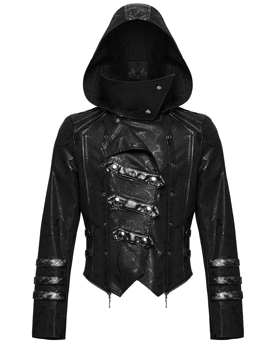 Men’s Scorpion Hooded 2-Way Villain Coat