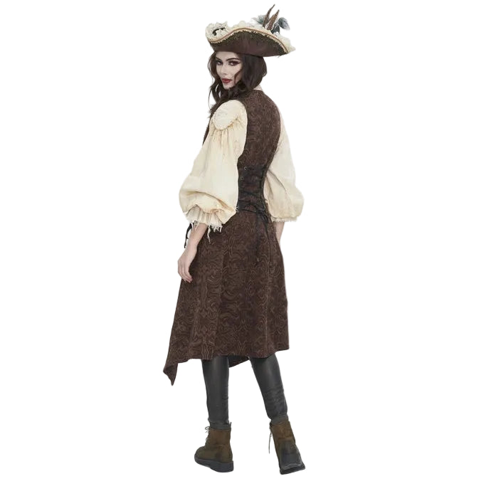 Cream Steampunk Vintage Shirt