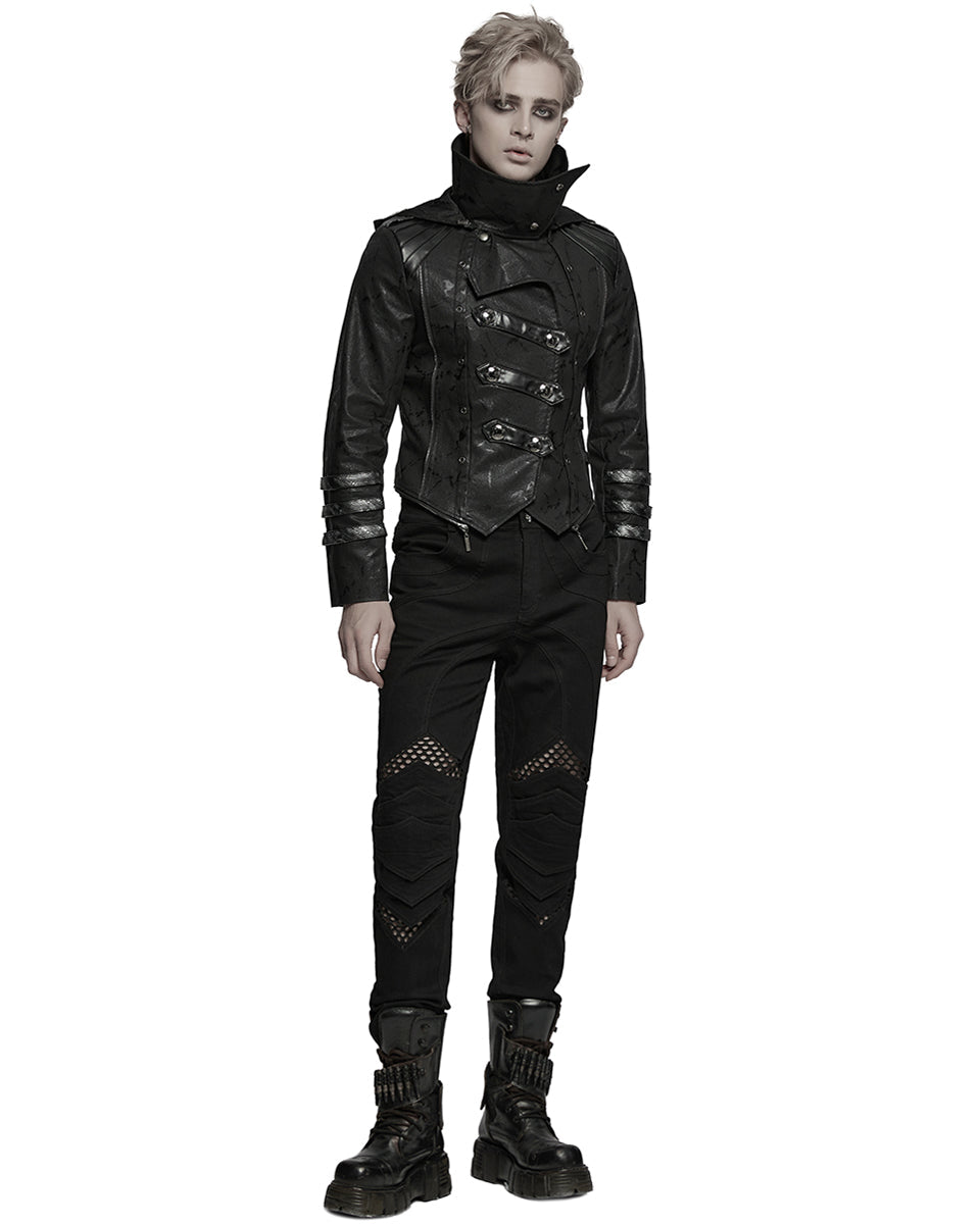 Men’s Scorpion Hooded 2-Way Villain Coat