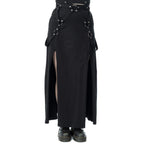 Split Maxi Amaranth Skirt