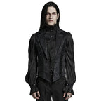 Elegant Jacquard Lapel Waistcoat