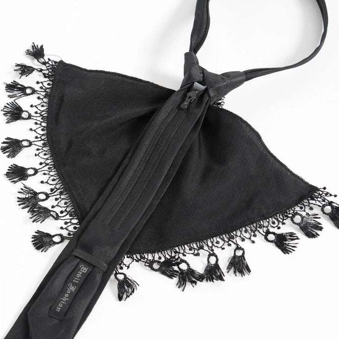 Collar Tassel Jewel Tie
