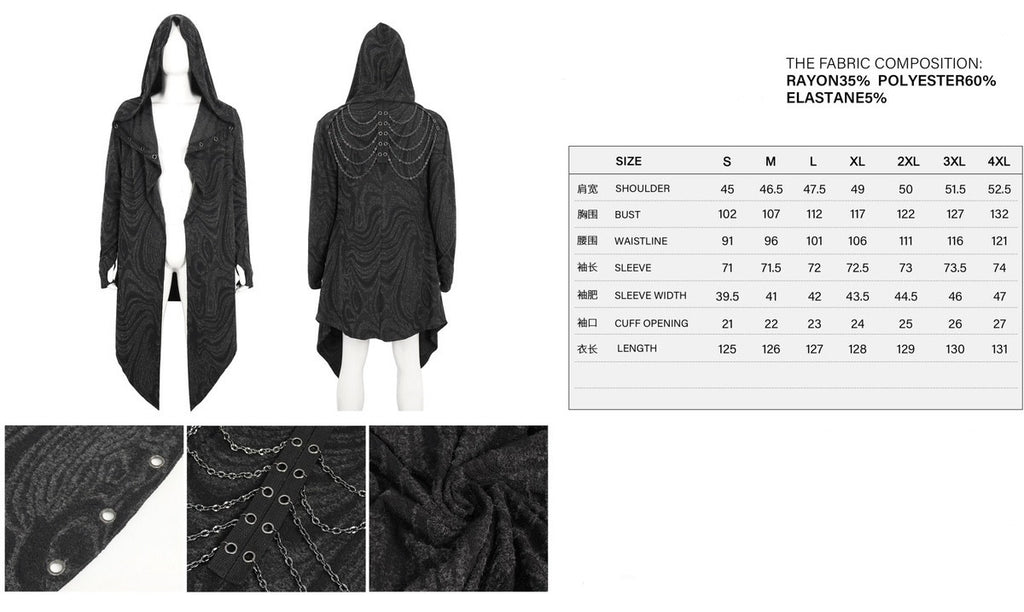 Apocalyptic Chained Cloak Jacket