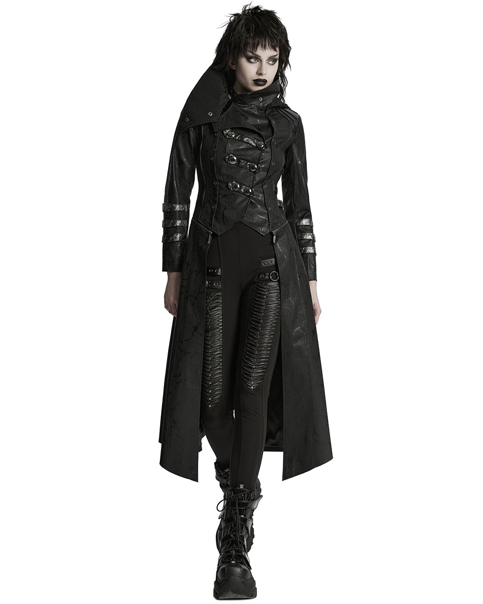 Ladies Scorpion Hooded 2-Way Villain Coat