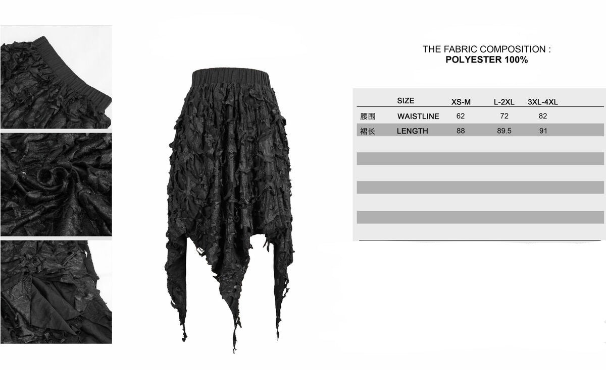 Dark Tattered Skirt