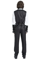 Rose Print Crucifix Waistcoat
