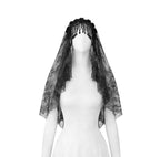 Fringe Patterned Net Veil