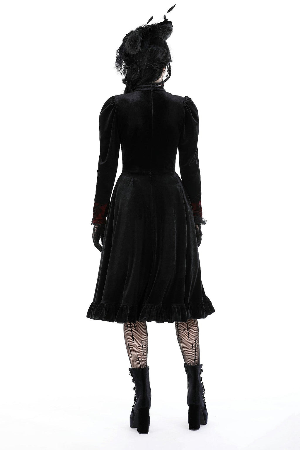 Vampire Scarlet Red Velvet Dress