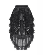 Short Hi-Lo Ruffle Tail Skirt