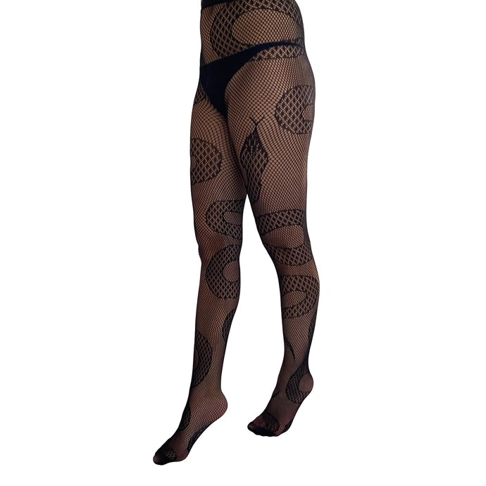 Snake Net Tights