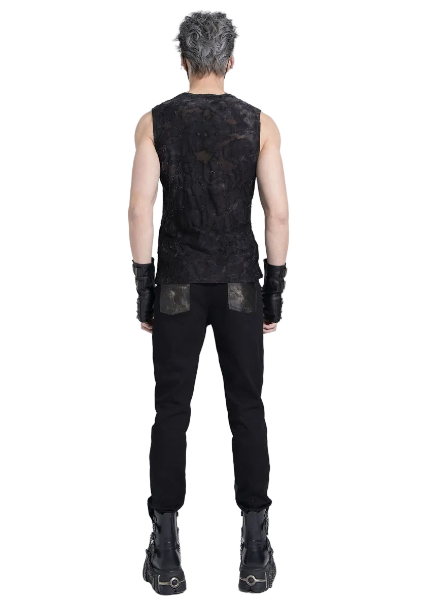 Punk Strap Sleeveless Top