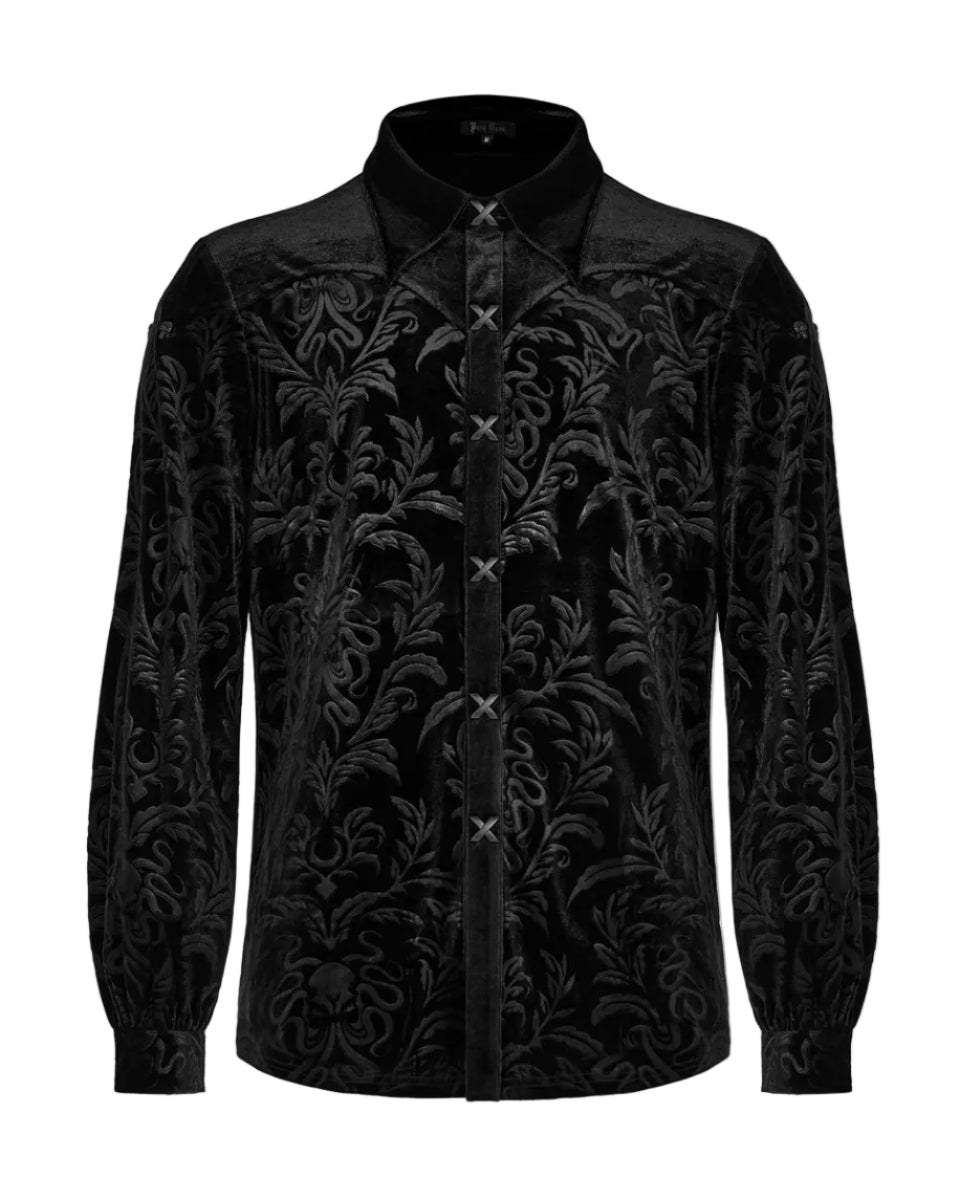 Velvet Embossed Shirt