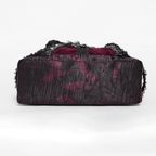 Gothic Ruffle Cross Handbag