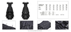 Elegant Dovetail Hi-Lo Bardot Dress