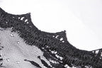 Delicate Laced Maxi Jacket With Belt