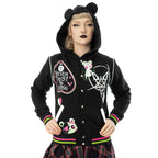Hex Bear Hooded Jacket with Detachable Zip Arms